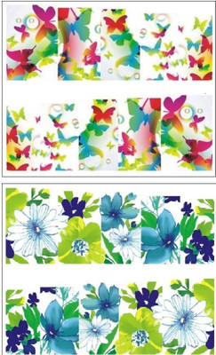 

Jenna Manicure Water Transfer Nail Art Decals Stickers- Sapphire Series NR-141(White)