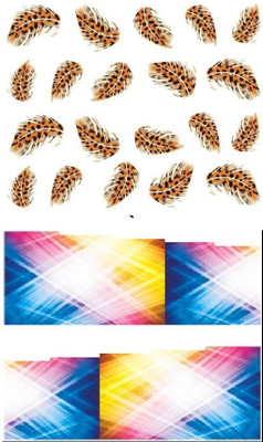 

Jenna Manicure Water Transfer Nail Art Decals Stickers- Sapphire Series NR-327(White)