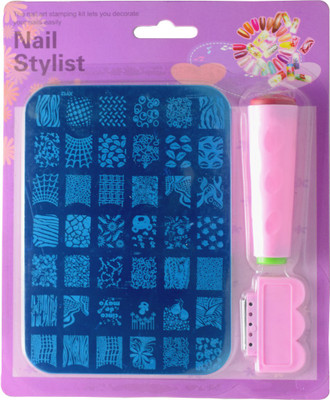 

Savni Biggest Nail Art Plate(Pink)