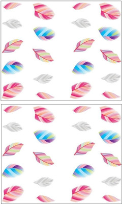

Jenna Manicure Water Transfer Nail Art Decals Stickers- Sapphire Series NR-001(White)