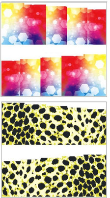 

Jenna Manicure Water Transfer Nail Art Decals Stickers- Sapphire Series NR-230(Multicolor)