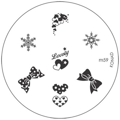 

Konad Stamping Image Plate M59(Silver)