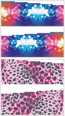 

Jenna Manicure Water Transfer Nail Art Decals Stickers- Sapphire Series NR-253(Multicolor)