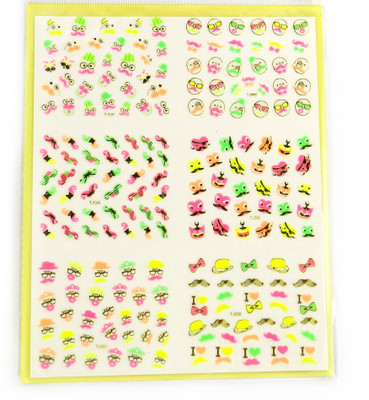 

Savni big pack of nail art stickers t35(yellow)