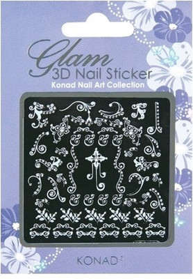 

Konad Glam 3D Nail Art Sticker(Violet - K3D W05)