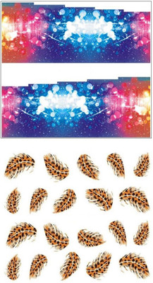 

Jenna Manicure Water Transfer Nail Art Decals Stickers- Sapphire Series NR-273(White)