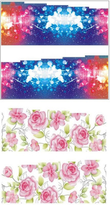 

Jenna Manicure Water Transfer Nail Art Decals Stickers- Sapphire Series NR-276(White)