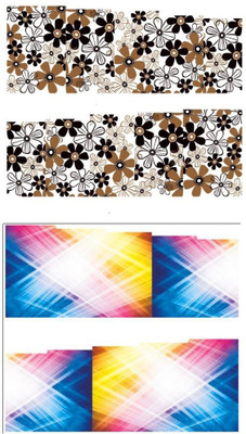 

Jenna Manicure Water Transfer Nail Art Decals Stickers- Sapphire Series NR-319(White)