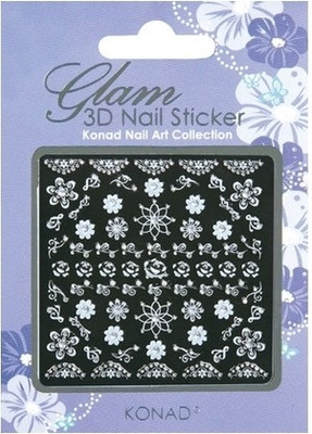 

Konad Glam 3D Nail Art Sticker(Violet - K3D W04)