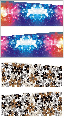 

Jenna Manicure Water Transfer Nail Art Decals Stickers- Sapphire Series NR-281(White)