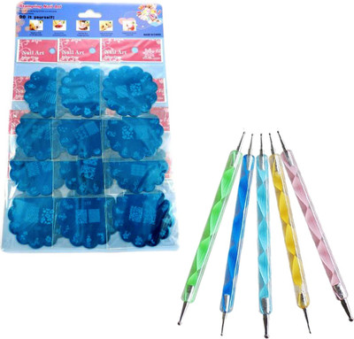 

Savni Nail Art 12 Plates 4Tools(multicolor)