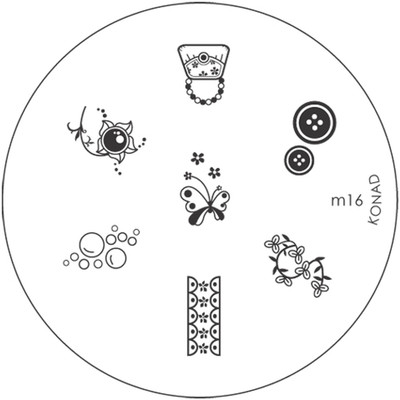 

Konad Stamping Image Plate M16(Silver)