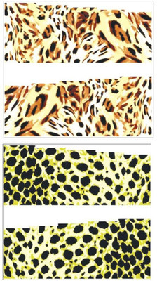 

Jenna Manicure Water Transfer Nail Art Decals Stickers- Sapphire Series NR-300(Multicolor)