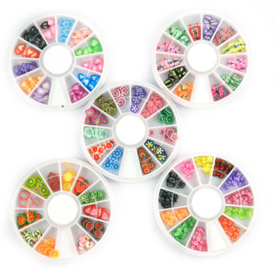 

Savni 5 boxes of nailart pastings(Multicolour)