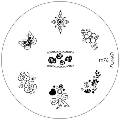 

Konad Stamping Image Plate M76(Silver)