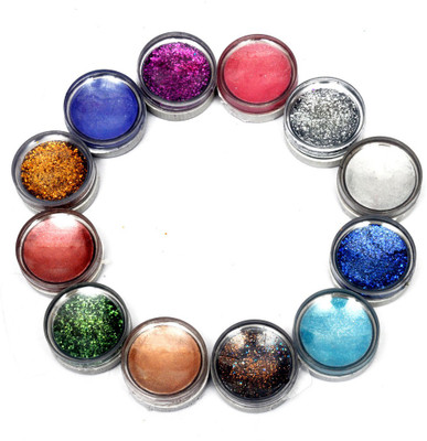 

AARIP 12 Color Flocking Velvet Powder and Nail Art Glitter(Multicolor)