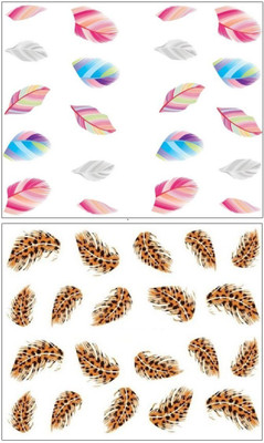 

Jenna Manicure Water Transfer Nail Art Decals Stickers- Sapphire Series NR-012(White)