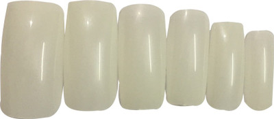 

Imported Artificial nail tips pack of 100 white(Pack of 100)