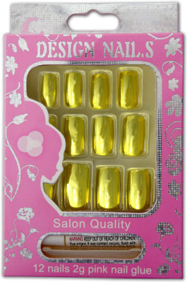 Savni Golden nails001(Golden)