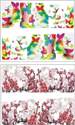 

Jenna Manicure Water Transfer Nail Art Decals Stickers- Sapphire Series NR-142(White)