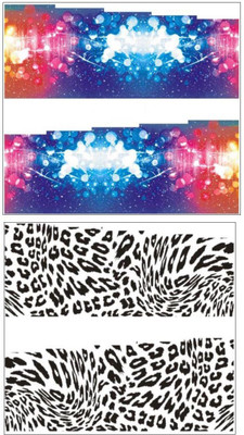 

Jenna Manicure Water Transfer Nail Art Decals Stickers- Sapphire Series NR-256(White)