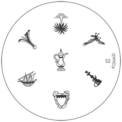 

Konad Stamping Image Plate S02(Silver)