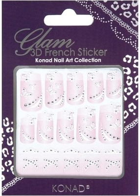 

Konad Glam 3D French Nail Art Sticker(KGI - W04)