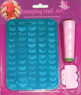 

Royalifestyle Nail Art Stamping Kit(Pink)