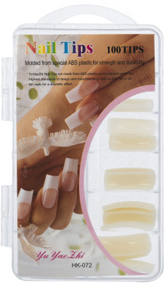 

Savni nail art 100 pieces of extensions White(Pack of 100)