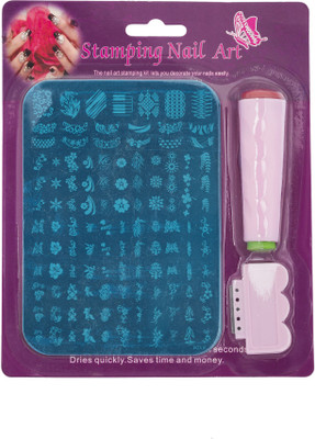 

Savni nail art stamp stamping kit(pink)