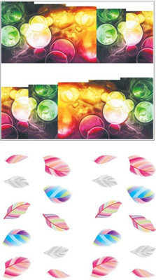 

Jenna Manicure Water Transfer Nail Art Decals Stickers- Sapphire Series NR-265(White)