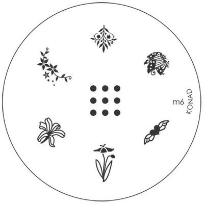 

Konad Stamping Image Plate M06(Silver)