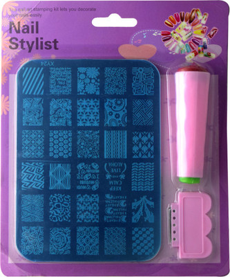 

Savni Nail Art Plate(Pink)