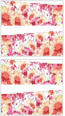 

Jenna Manicure Water Transfer Nail Art Decals Stickers- Sapphire Series NR-207(Multicolor)