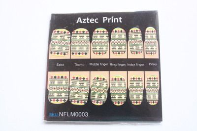 

NFLM Designer Nailwear Aztec Print(Multicolor)