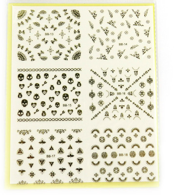 

Savni big pack of nail art stickers t13(yellow)