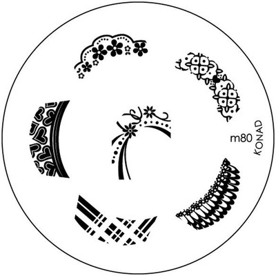 

Konad Stamping Image Plate M80(Silver)