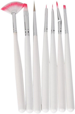 

Beauty of Life 7 Pieces White Nail Art Brush Set(White)