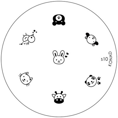 

Konad Stamping Image Plate S10(Silver)