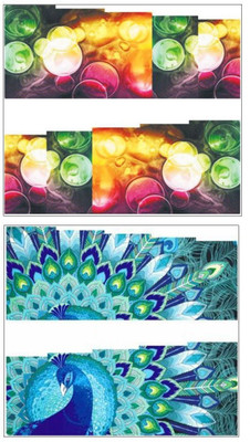 

Jenna Manicure Water Transfer Nail Art Decals Stickers- Sapphire Series NR-270(Multicolor)