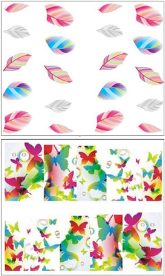

Jenna Manicure Water Transfer Nail Art Decals Stickers- Sapphire Series NR-010(White)