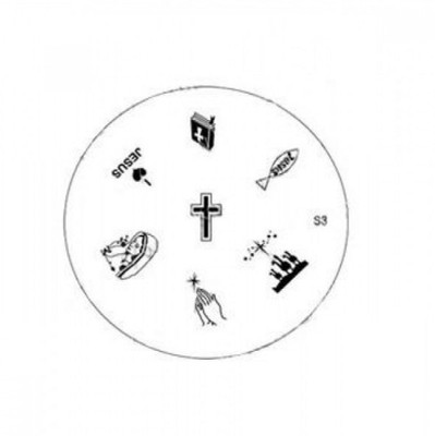 

Konad Stamping Nail Art Image Plate - S3(White)