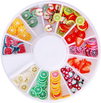 

Royalkart Nail Art Decorations Fruit Designs 3D(4BOX SET)(Mix)