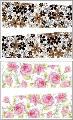 

Jenna Manicure Water Transfer Nail Art Decals Stickers- Sapphire Series NR-044(White)