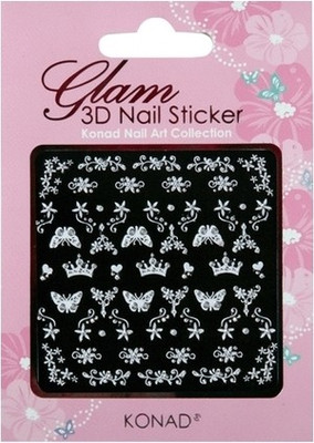 

Konad Glam 3D Nail Art Sticker(Pink - KGI W01)