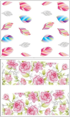 

Jenna Manicure Water Transfer Nail Art Decals Stickers- Sapphire Series NR-009(White)
