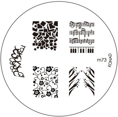 

Konad Stamping Image Plate M73(Silver)