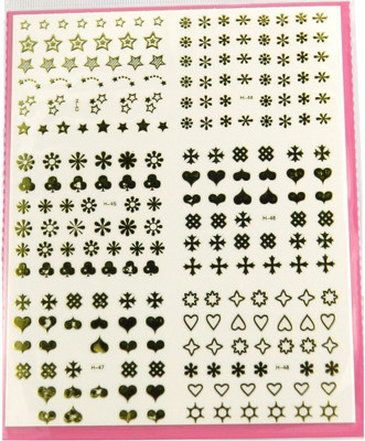 

Savni big pack of nail art stickers t56(yellow)