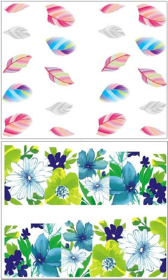 

Jenna Manicure Water Transfer Nail Art Decals Stickers- Sapphire Series NR-014(White)