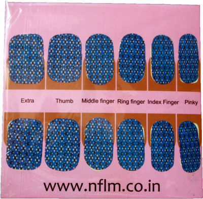 

NFLM Designer Nailwear Green Floral Print(Green)